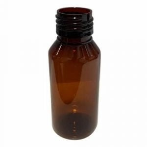 60 ML Amber Round Bottle