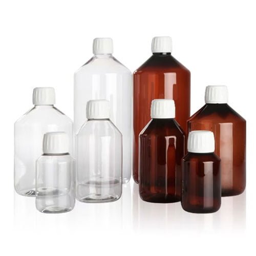 Plastic Pharma Bottles